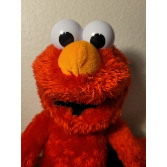 Tickle Me Elmo Sesame Street Laughing Talking Stuffed Plush Toy 15" Working - Picture 5 of 5